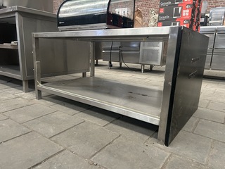 Rvs werktafel 131x80x63