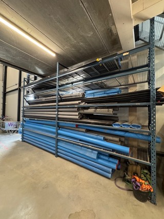 circa 6 meter Langmateriaalstelling, Hovuma, blauw