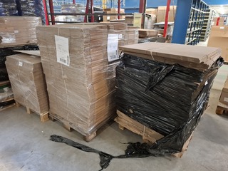 5x Pallet met verzenddozen