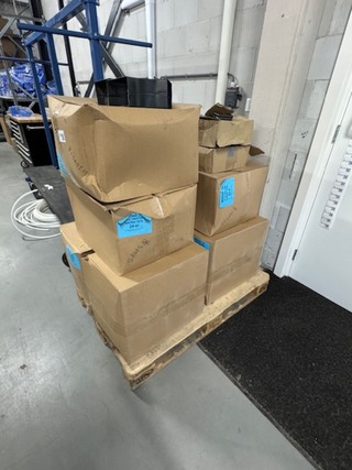 7x Doos bocht regenpijp, antraciet