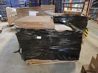 5x Pallet met verzenddozen