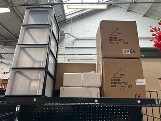 Ca. 13x Verlichting en opbergers