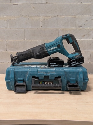Accu reciprozaag, Makita, DJR186, 2023