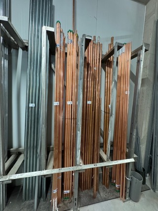 Ca. 29x Koperen buis