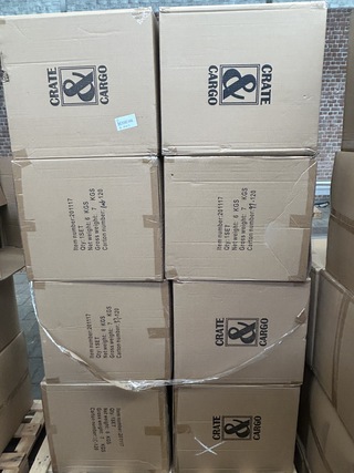 8x Set van 2 bijzettafels, Crate & Cargo