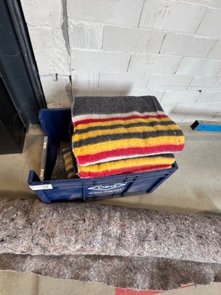 Verhuisdekens en rol inpakdeken