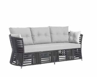 Loungeset, Gundo, antraciet, grijs