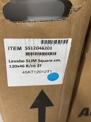 2x Design wastafel, Detremmerie, SS12046101, wit