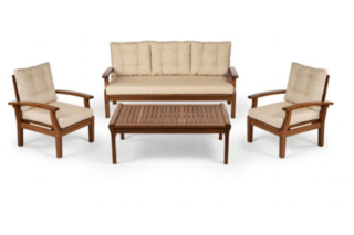 Loungeset, Kard, walnoot