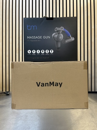 Premium massage gun in koffer met opzetstukken, Bluemay