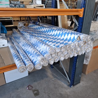 34x Rol Stof voor terraskleedjes