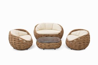 Loungeset, Dawi, bruin