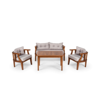 Loungeset, Darva, walnoot