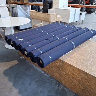 7x Rol Fijn schaduwdoek | Brandwerend, Marineblauw