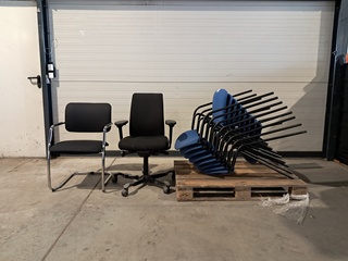 Ca. 10x Kantoor Stoel
