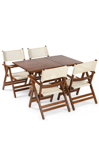 Tuinset, Nali, walnoot, creme