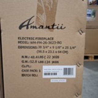 Elektrische sfeerhaard, Remii, WM-FM-26-3623-BG, Zwart, 2017