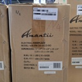 Elektrische sfeerhaard, Remii, WM-FM-34-4423-BG, Zwart, 2017