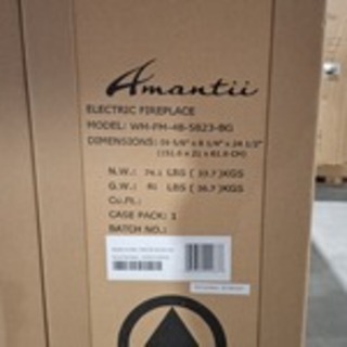 Elektrische sfeerhaard, Remii, WM-FM-48-5823-BG, Zwart, 2017