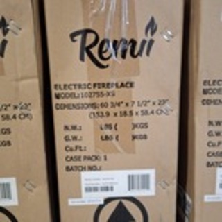 Elektrische sfeerhaard, Remii, 102755-XS, Zwart, 2017