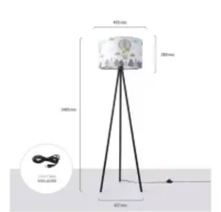 Ca. 30x Vloerlamp, Paco, Cosmo, Wit
