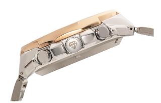 Buona Crans Montana II zilver/rose automatisch herenhorloge