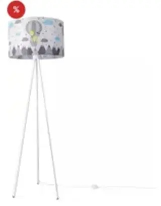 Ca. 30x Vloerlamp, Paco, Cosmo, Wit