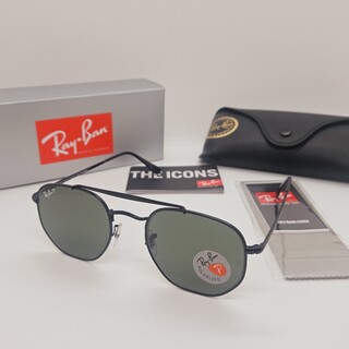 Rayban zonnebril Marshal black green polarized