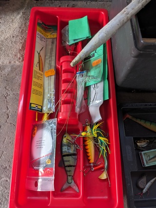 Partij Hengelsportartikelen, (Kunstaas en meer)