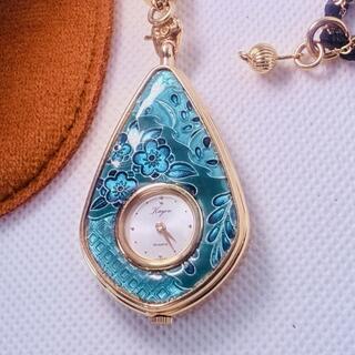 Cloisonné pendant horloge – Authentieke Japanse Kayou