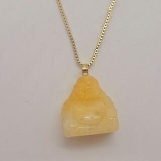 Vintage jade goldplated collier