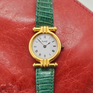 Korloff Paris dameshorloge met goudkeurmerk