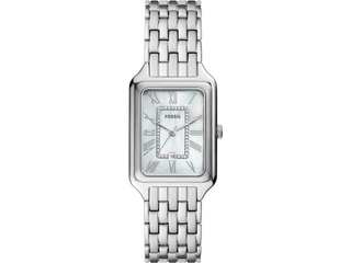 Fossil Raquel ES5306 Dames Horloge 26 mm Zilverkleurig