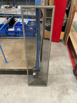 Raamhor Keje, Inzethor R 34 mm kunststof kozijn, 7039