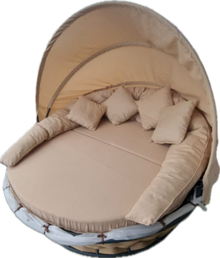 Loungebed, Yekrazzi, beige