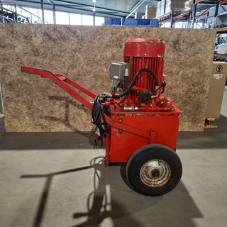 Hydrauliek unit verrijdbaar , Unit, Elektrisch, Rood