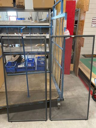 2x Raamhor Keje, Inzethor R 34 mm kunststof kozijn, 7016