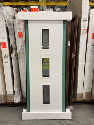 Voordeurpaneel Polytec Nederland, ral7021