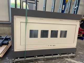 Voordeur kozijn Kömmerling, 9001 hoogglaswit