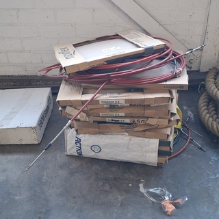 Ca. 21x Gas- en schakel kabels, morse kabels, Maxflex