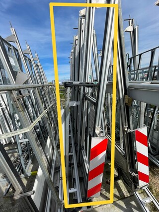 Dak en zij resteel bus, lichtgrijs