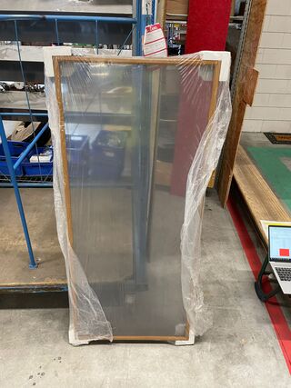 Raamhor Keje, Inzethor R 34 mm kunststof kozijn, 8001