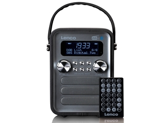 LencoPDR051BKSI Draagbare DAB+ FM Radio Zwart