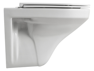 Atlantic hangend Toilet Cody randloos Wit