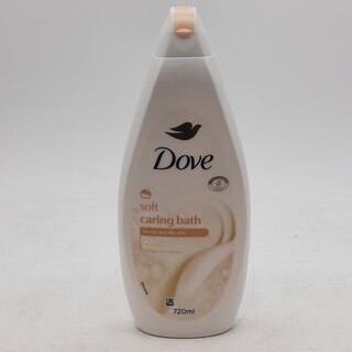 8x Fles badcrème, 720 ml, Dove, Caring Bath