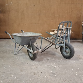 Stenenkruiwagen met kruiwagen