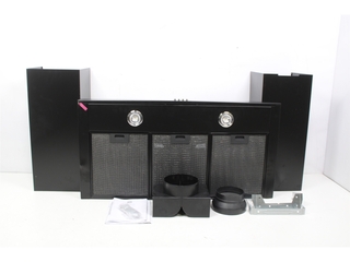 Etna AB290ZT  Blokmodel Schouwkap (90cm)  Zwart