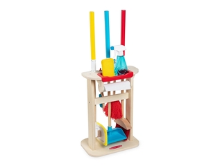 Melissa & Doug Houten speelgoed Schoonmaakset Spin & Span