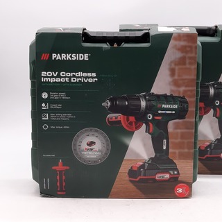 2x Accu boormachine, Parkside, PSBSA 20-LI C3