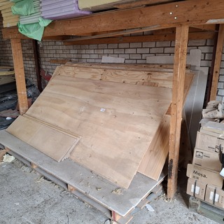 Partij divers multiplex plaatmateriaal